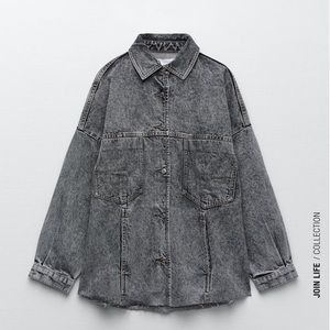 Washed Oversized Jacket